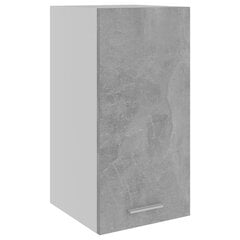 vidaXL Seinäkaappi betoninharmaa 29,5x31x60 cm lastulevy hinta ja tiedot | Keittiön kaapit | hobbyhall.fi