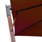 vidaXL Riippuva päivänvarjo tangolla terrakotta 3x3 m täysi kuusi hinta ja tiedot | Aurinkovarjot ja markiisit | hobbyhall.fi