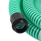 vidaXL Imuletku messinkiliittimillä vihreä 1,1" 15 m PVC hinta ja tiedot | Auton pesutarvikkeet | hobbyhall.fi