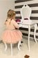 Lasten peilipöytä tuolilla Princess, pinkki hinta ja tiedot | Peilipöydät | hobbyhall.fi