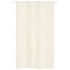 vidaXL Parvekkeen suoja kerma 140x240 cm Oxford kangas hinta ja tiedot | Aurinkovarjot ja markiisit | hobbyhall.fi