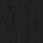 vidaXL Penkki musta 112,5x51,5x96,5 cm täysi mänty hinta ja tiedot | Kenkäkaapit ja -hyllyt | hobbyhall.fi