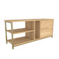 TV-taso, Asir, 120x35,3x50,8 cm, kulta/beige hinta ja tiedot | TV-tasot | hobbyhall.fi