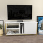 TV-taso, Asir, 120x35,3x50,8 cm, kulta/valkoinen hinta ja tiedot | TV-tasot | hobbyhall.fi