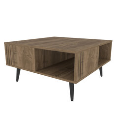 Sohvapöytä, Asir, 89,6x89,6x46,5 cm, ruskea hinta ja tiedot | Sohvapöydät | hobbyhall.fi