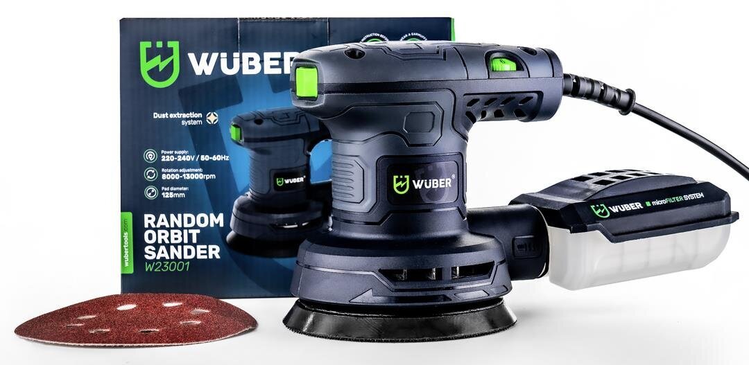 Epäkesko hiomakone Wuber W23001 1100W hinta ja tiedot | Hiomakoneet | hobbyhall.fi