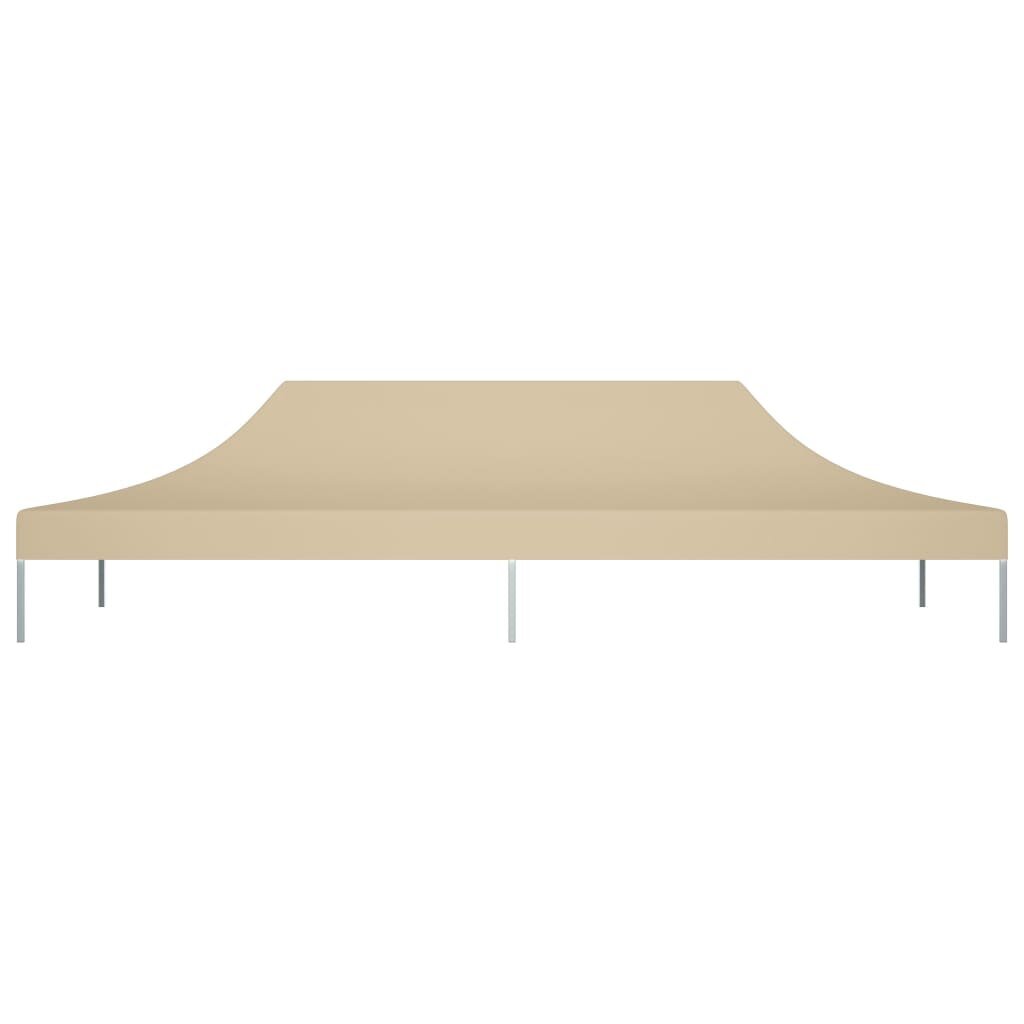 vidaXL Juhlateltan katto 6x3 m beige 270 g/m² hinta ja tiedot | Puutarhapaviljongit | hobbyhall.fi