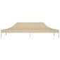 vidaXL Juhlateltan katto 6x3 m beige 270 g/m² hinta ja tiedot | Puutarhapaviljongit | hobbyhall.fi