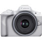 Canon EOS R50 + RF-S 18-45mm IS STM + RF-S 55-210mm IS STM hinta ja tiedot | Kamerat | hobbyhall.fi