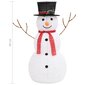 vidaXL Lumiukko joulukoriste LED-valoilla ylellinen kangas 90 cm hinta ja tiedot | Joulukoristeet | hobbyhall.fi