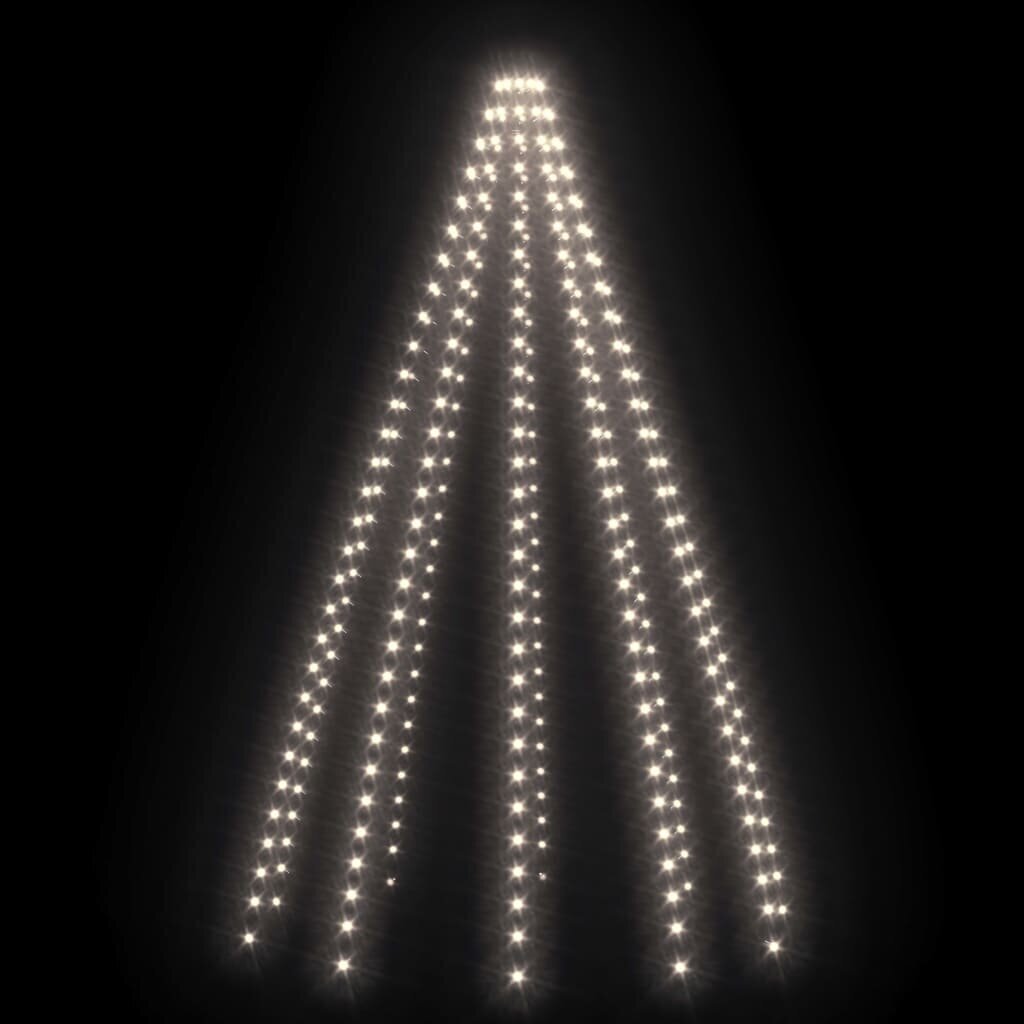 vidaXL Joulukuusen valoverkko 250 LED-valoa kylmä valkoinen 250 cm hinta ja tiedot | Jouluvalot | hobbyhall.fi
