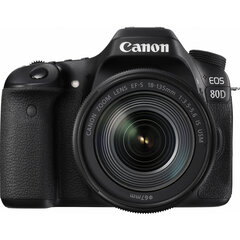 Canon EOS 80D 18-135mm IS USM - Demo (expo) hinta ja tiedot | Kamerat | hobbyhall.fi