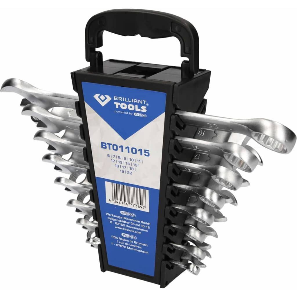 426111 BRILLIANT TOOLS Combination Wrench Set 15 pcs hinta ja tiedot | Käsityökalut | hobbyhall.fi