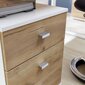 426459 Germania Rolling Filing Cabinet "Altino" 40x48,9x56,9 cm Navarra-oak and White hinta ja tiedot | Kaapit | hobbyhall.fi