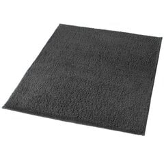 430239 Kleine Wolke Bath Rug "Kansas" 60x90cm Anthracite Grey hinta ja tiedot | Kylpyhuoneen sisustus | hobbyhall.fi