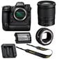 Nikon Z 9, (Z9) + Nikkor Z 24-70mm f/4 S + Nikon FTZ II Mount adapter hinta ja tiedot | Kamerat | hobbyhall.fi