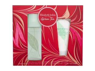 Elizabeth Arden Green Tea Gift Set Tuoksut naisille: parfum EDP, 100 ml + kosteuttava vartalovoide, 100 ml hinta ja tiedot | Naisten hajuvedet | hobbyhall.fi