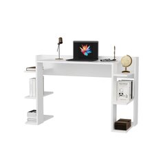 Pöytä, Asir, 122,7x77x45 cm, valkoinen hinta ja tiedot | Tietokonepöydät ja työpöydät | hobbyhall.fi