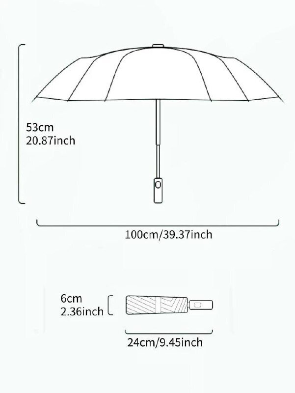 Läpinäkyvä sateenvarjo, Electronics LV-219 hinta ja tiedot | Naisten sateenvarjot | hobbyhall.fi