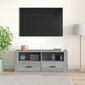 vidaXL TV-taso harmaa Sonoma 100x35x40 cm tekninen puu hinta ja tiedot | TV-tasot | hobbyhall.fi