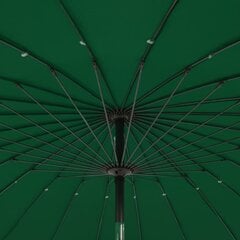 vidaXL Aurinkovarjo alumiinitanko 270 cm vihreä hinta ja tiedot | Aurinkovarjot ja markiisit | hobbyhall.fi