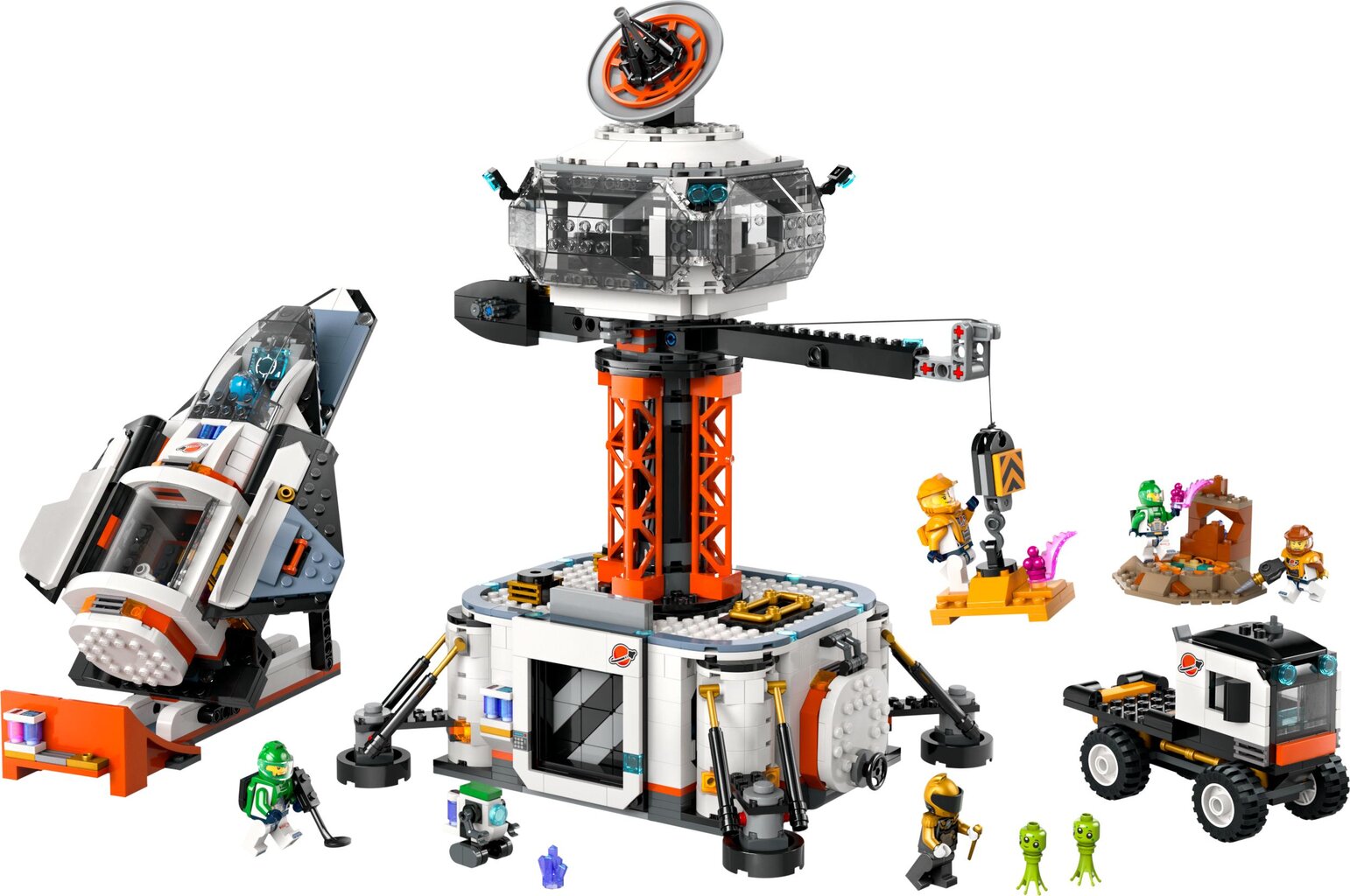 60434 LEGO® City Avaruusasema ja raketin laukaisualusta hinta ja tiedot | LEGOT ja rakennuslelut | hobbyhall.fi