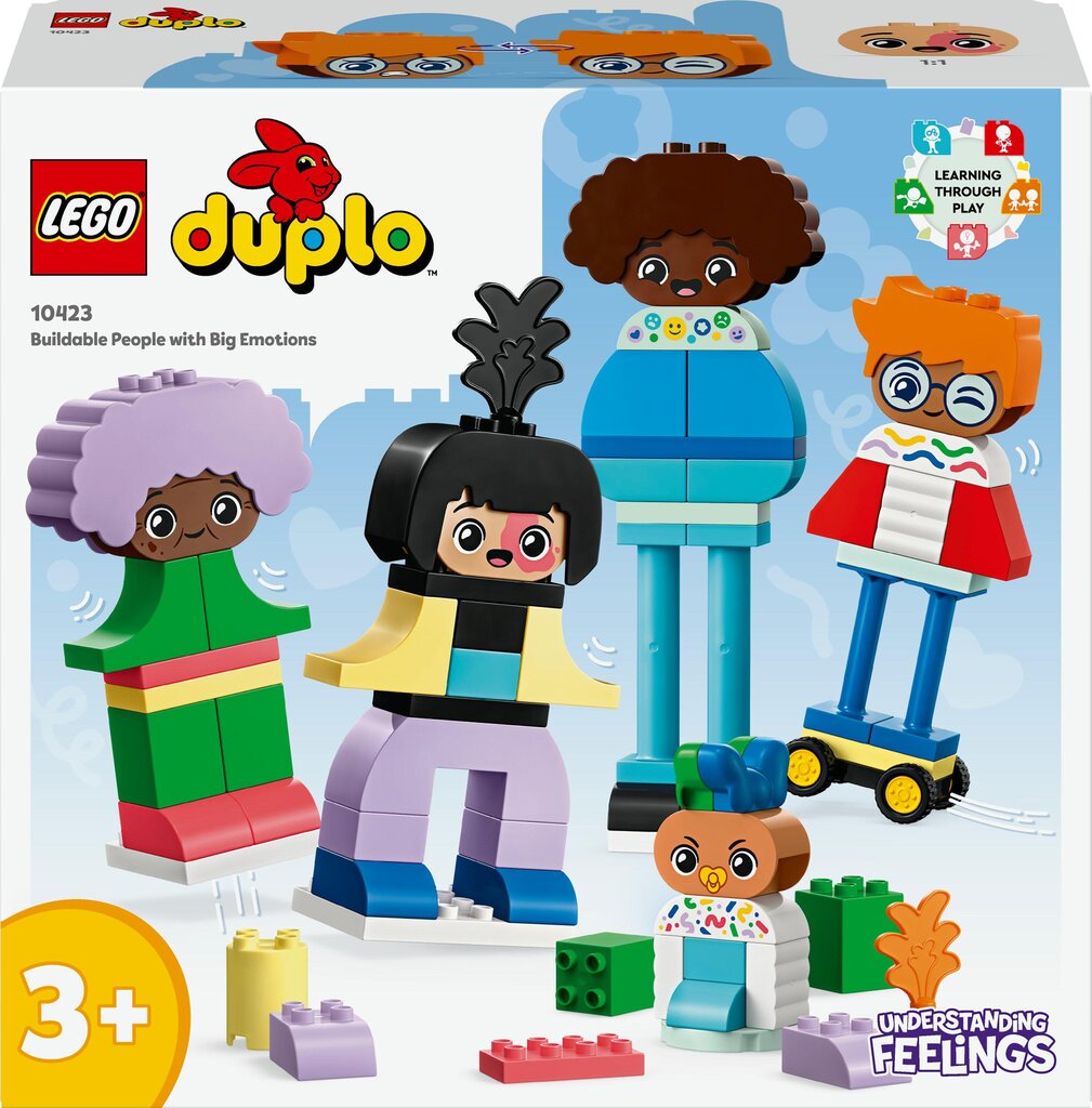 10423 Lego® Duplo Rakenna ihmisiä isoine tunteineen hinta ja tiedot | LEGOT ja rakennuslelut | hobbyhall.fi