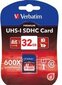 Verbatim 47021 Pro Sdhc U3 32GB hinta ja tiedot | Kameran muistikortit | hobbyhall.fi