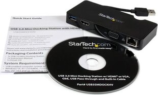 StarTech USB3SMDOCKHV hinta ja tiedot | Puhelinkaapelit | hobbyhall.fi