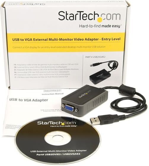 StarTech USB2VGAE2 hinta ja tiedot | Adapterit | hobbyhall.fi