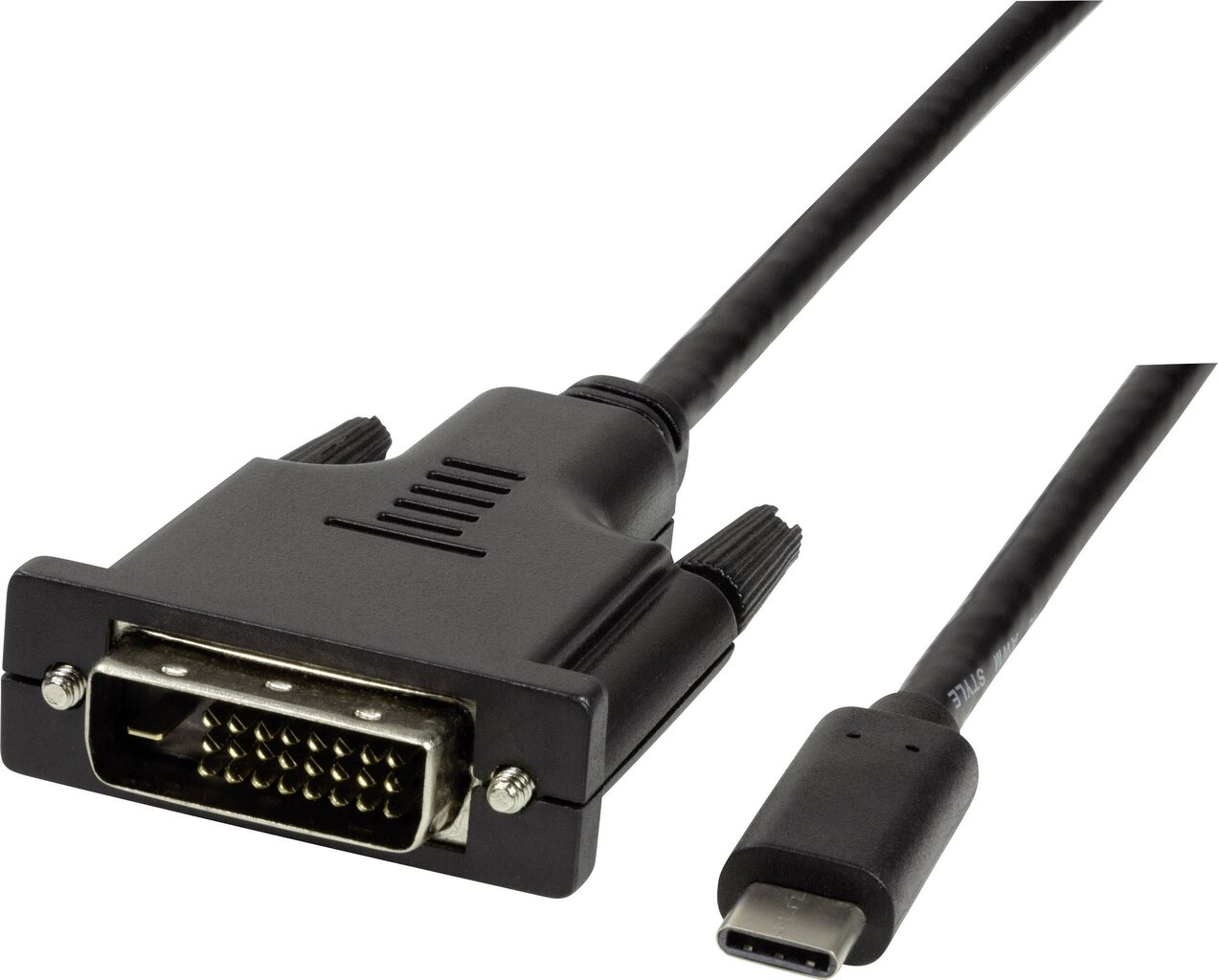 LogiLink UA0332 USB-C - DVI, 3 m hinta ja tiedot | Puhelinkaapelit | hobbyhall.fi