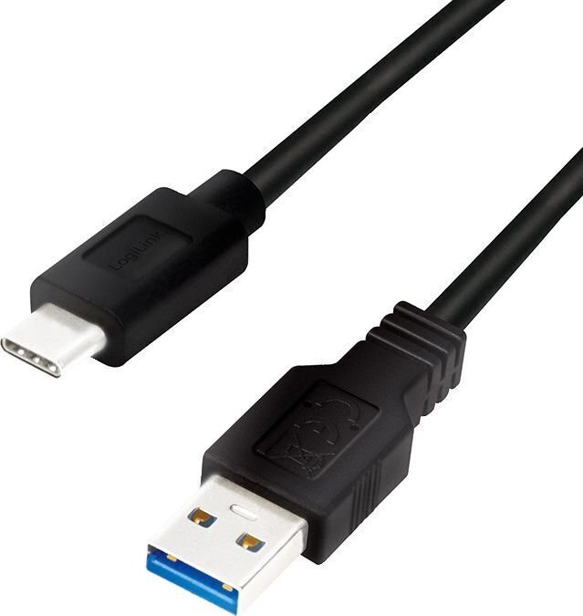 LogiLink CU0171, USB-A / USB-C, 3m hinta ja tiedot | Puhelinkaapelit | hobbyhall.fi