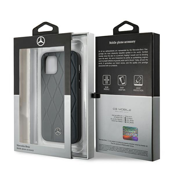 Mercedes MEHCP12SMULNA iPhone 12 mini 5,4" Blue Wave Line hinta ja tiedot | Puhelimen kuoret ja kotelot | hobbyhall.fi