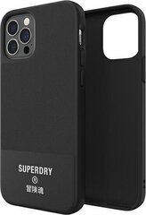 Supcase SuperDry Molded Canvas iPhone 12 Pro Max black hinta ja tiedot | Puhelimen kuoret ja kotelot | hobbyhall.fi