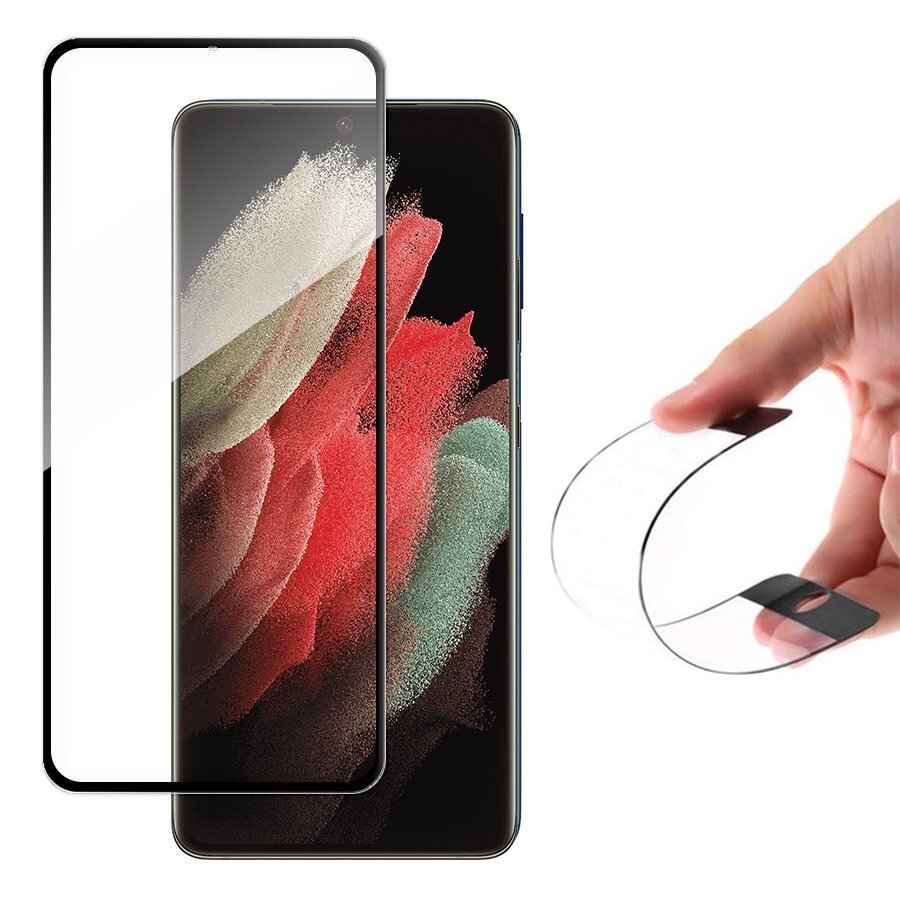 Wozinsky Samsung Galaxy S21 Ultra 5G black hinta ja tiedot | Näytönsuojakalvot ja -lasit | hobbyhall.fi