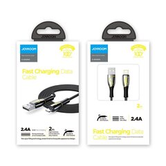 Joyroom Mermaid, USB - Lightning cable 2,4A 2m black (S-2030K6) hinta ja tiedot | Puhelinkaapelit | hobbyhall.fi