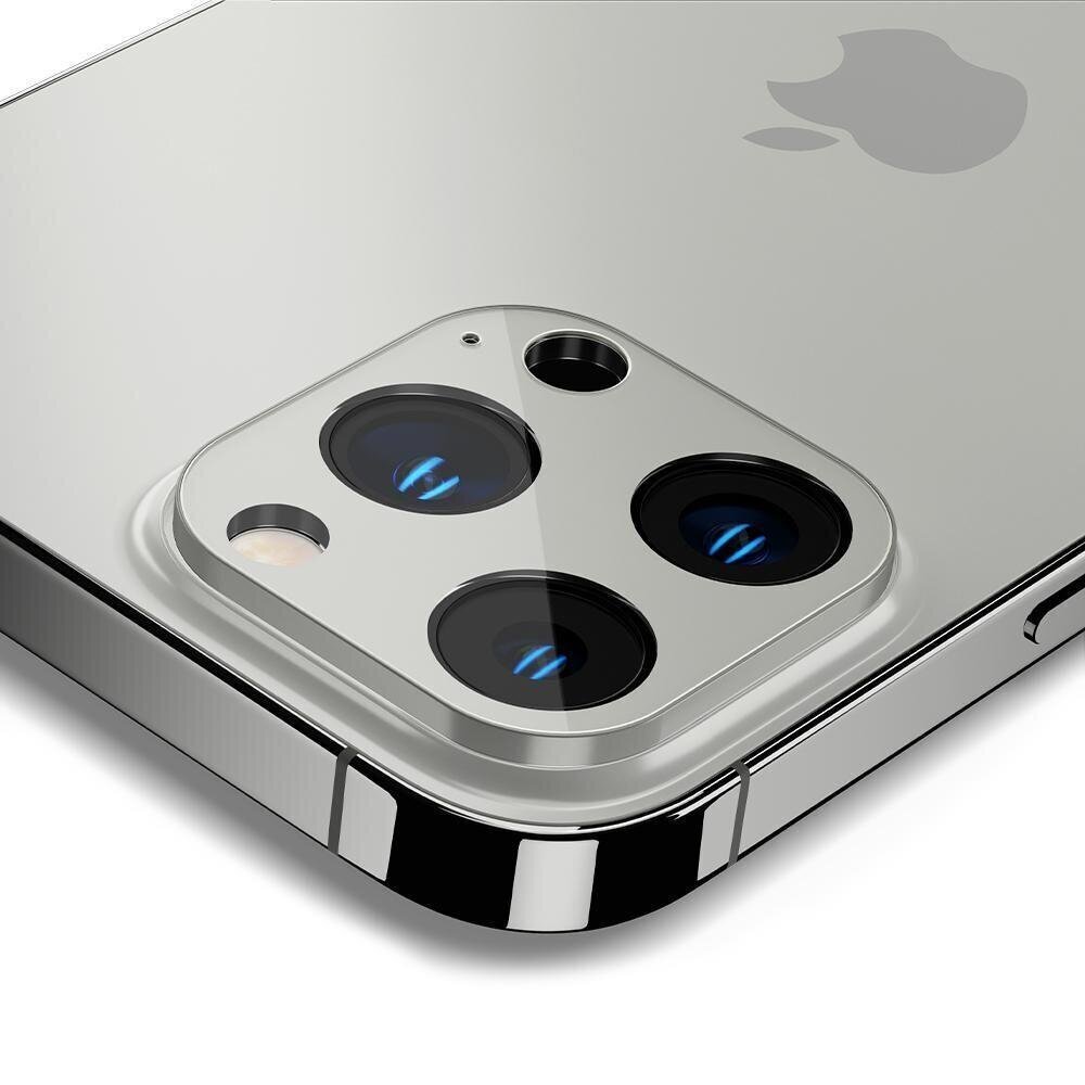 Spigen Optik Lens Protector, iPhone 13 Pro/13 Pro Max Silver hinta ja tiedot | Näytönsuojakalvot ja -lasit | hobbyhall.fi