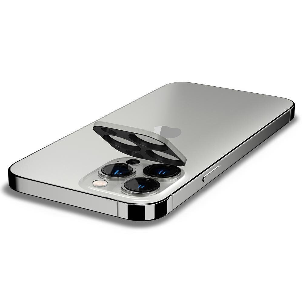 Spigen Optik Lens Protector, iPhone 13 Pro/13 Pro Max Silver hinta ja tiedot | Näytönsuojakalvot ja -lasit | hobbyhall.fi