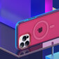 Kingxbar PQY Fluorescence Series Magnetic iPhone 13 Pro Max Housing Red (Magsafe Compatible) hinta ja tiedot | Puhelimen kuoret ja kotelot | hobbyhall.fi