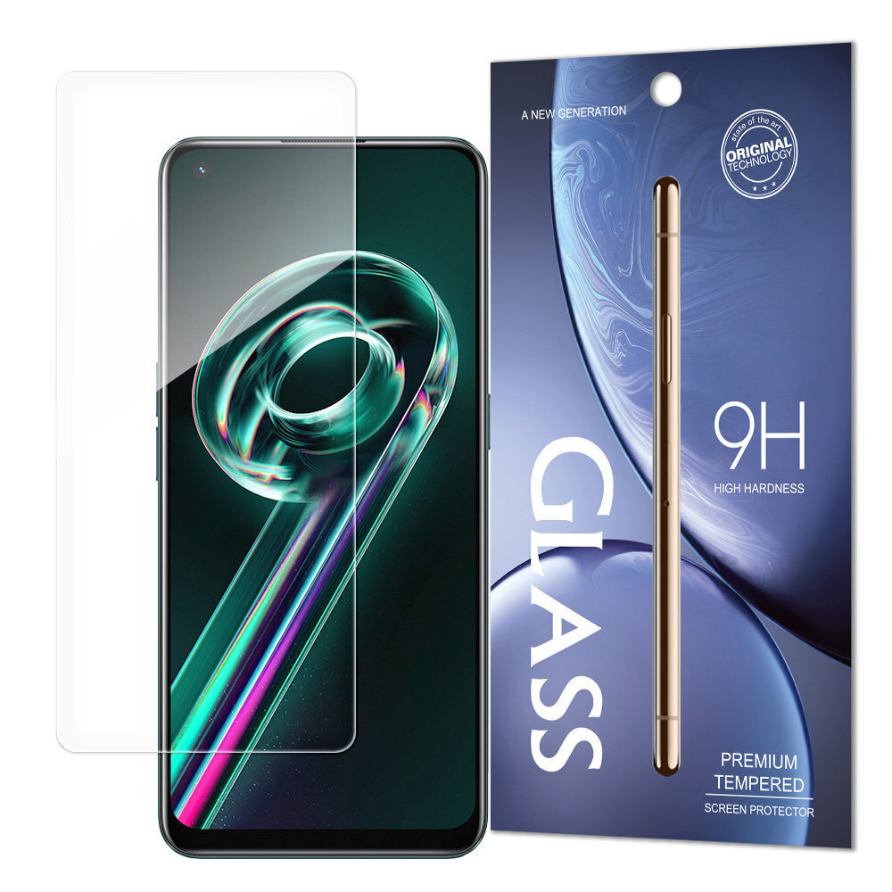 Tempered 9H Realme 9 Pro + (9 Pro Plus) hinta ja tiedot | Näytönsuojakalvot ja -lasit | hobbyhall.fi