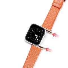 Dux Ducis Leather Watch Band Bracelet Genuine Orange hinta ja tiedot | Älykellojen ja aktiivisuusrannekkeiden lisätarvikkeet | hobbyhall.fi