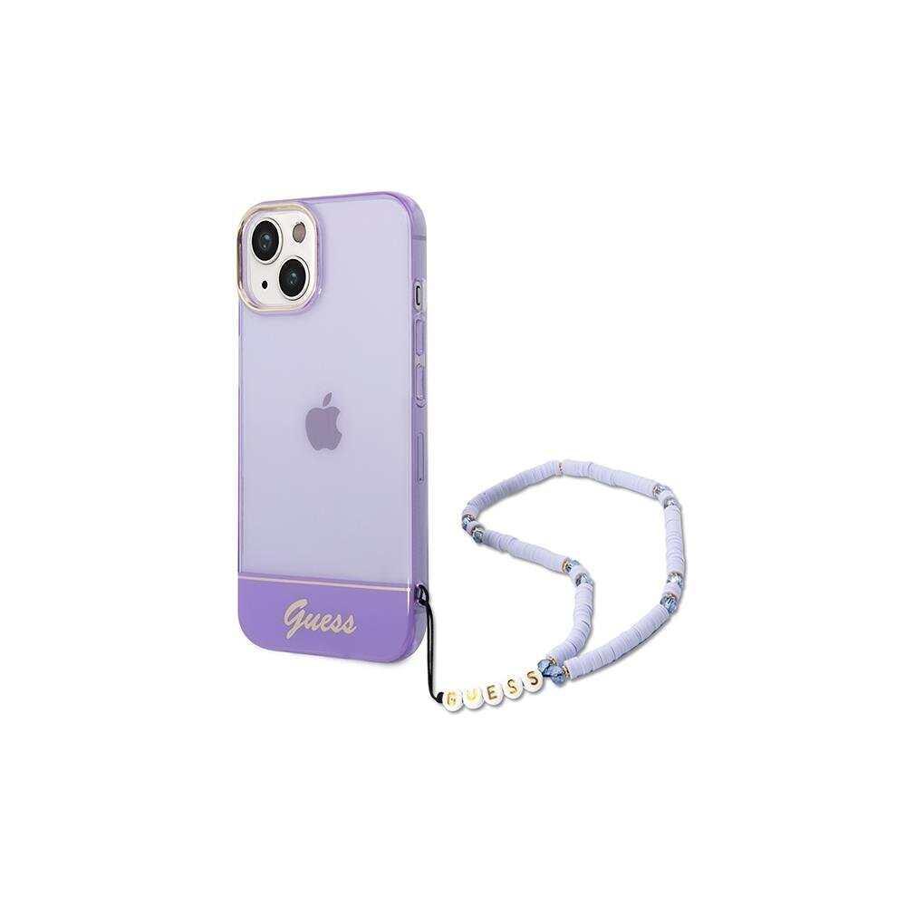Guess GUHCP14LHGCOHU iPhone 14 Pro violet hinta ja tiedot | Puhelimen kuoret ja kotelot | hobbyhall.fi