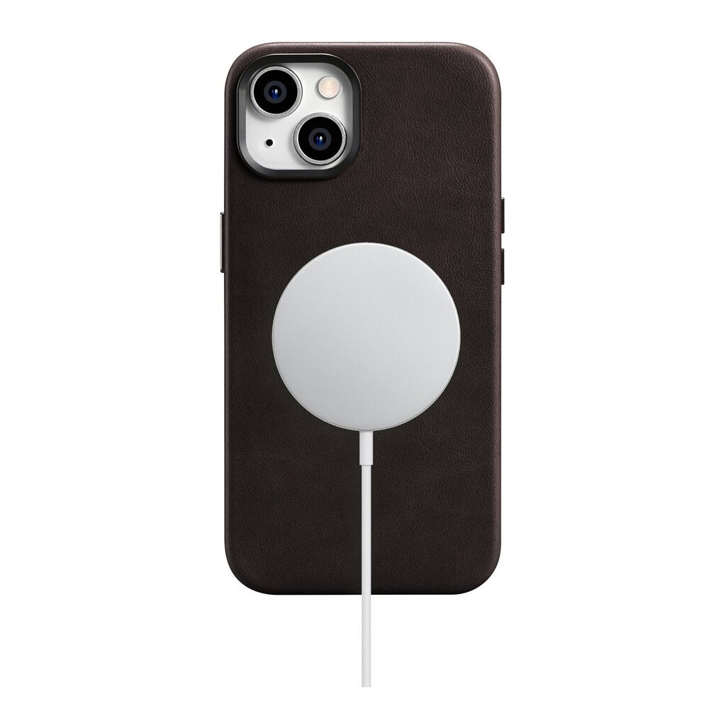 iCarer Leather iPhone 14 Plus Magnetic Leather with MagSafe Brown (WMI14220703-BN) hinta ja tiedot | Puhelimen kuoret ja kotelot | hobbyhall.fi