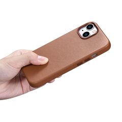 iCarer Leather iPhone 14 brown (WMI14220705-BN) (MagSafe Compatible) hinta ja tiedot | Puhelimen kuoret ja kotelot | hobbyhall.fi