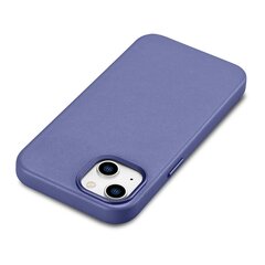 iCarer Leather iPhone 14 Light Purple (WMI14220705-LP) (MagSafe Compatible) hinta ja tiedot | Puhelimen kuoret ja kotelot | hobbyhall.fi