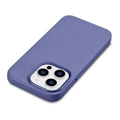 iCarer Leather iPhone 14 Pro Light Purple (WMI14220706-LP) (MagSafe Compatible) hinta ja tiedot | Puhelimen kuoret ja kotelot | hobbyhall.fi