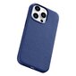 iCarer Leather iPhone 14 Pro Max Blue (WMI14220708-BU) (MagSafe Compatible) hinta ja tiedot | Puhelimen kuoret ja kotelot | hobbyhall.fi