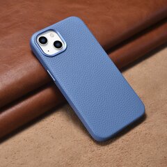 iCarer Litchi Leather iPhone 14 Magnetic MagSafe light blue (WMI14220709-LB) hinta ja tiedot | Puhelimen kuoret ja kotelot | hobbyhall.fi