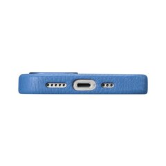 iCarer Litchi Leather iPhone 14 Pro Magnetic MagSafe Light Blue (WMI14220710-LB) hinta ja tiedot | Puhelimen kuoret ja kotelot | hobbyhall.fi