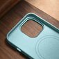iCarer Litchi Leather iPhone 14 Pro Magnetic MagSafe Green (WMI14220710-GN) hinta ja tiedot | Puhelimen kuoret ja kotelot | hobbyhall.fi
